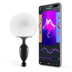 Magic Motion Magic Bunny - Anaalitappi pupunhännällä, Bluetooth-ominaisuudella, laadukas, moottoroitu, silikoninen, musta