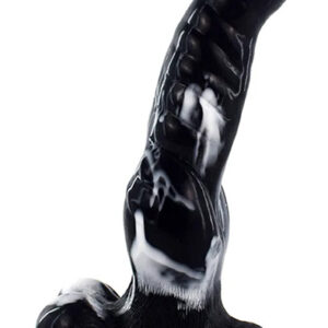 Mamthy Dildo Black/White 26 cm Dragon Dildo