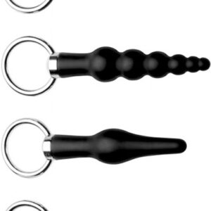 Master Series Anal Ringed Rimmer Set Anaalitappi setti