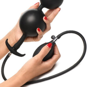 Master Series Inflatable Silicone Anal Plug Pumpattava anaalitappi