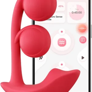 Melody Twin Balls Clit & G-Spot Vibrator Sovelluksella ohjattava vibraattori