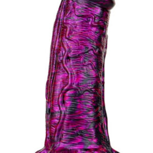 Metallic Fantasy Dildo Gentax Purple/Black 18,5 cm Dragon Dildo