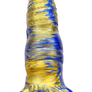 Metallic Fantasy Dildo Nirp Blue/Gold 18 cm Dragon Dildo