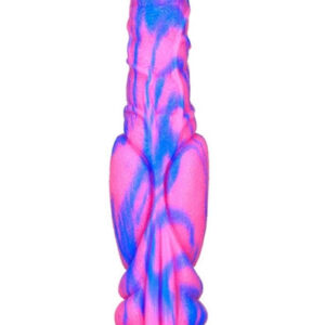 Monster Dildo Long Pink-Blue 30cm Dragon Dildo