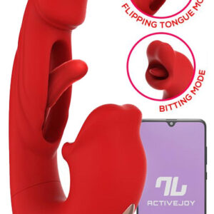 Mouty Vibe With Biting & Flipping With App Sovelluksella ohjattava vibraattori