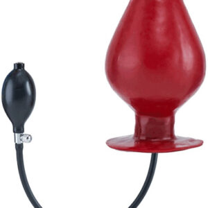 Mr B Inflatable Latex Plug Vortex Red XL Pumpattava anaalitappi