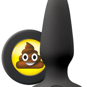 NS Novelties Mojis Sht Medium Black Anaalitappi
