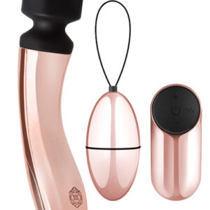 Paketerbjudande Rosy Gold Wand + Vibrating Egg Pakettitarjous