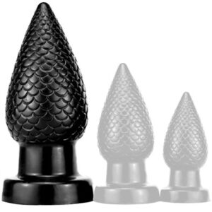 PineCock Plug Black Large Paksu anaalitappi