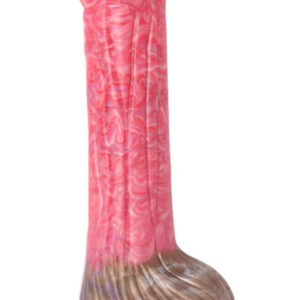 Pink Alien Soft Liquid Silicone Dildo Red 26 cm Dragon Dildo