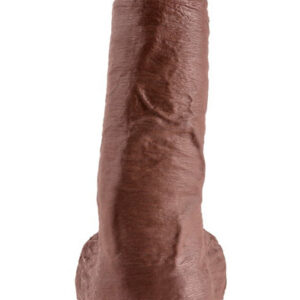 Pipedream Cock With Balls Brown 22,5 cm Realisitinen dildo