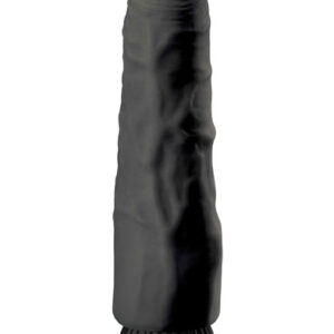 Pipedream Real Feel Deluxe 3 Black 22cm Värisevä dildo