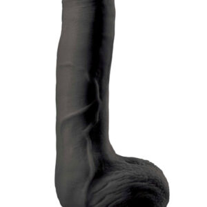Pipedream Real Feel Deluxe 7 Black 23cm Värisevä dildo