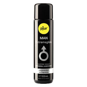 Pjur Man Premium Extreme - Liukuvoide, 100 ml, silikonipohjainen, pitkään liukuva, täyteläinen, riittoisa, dermatologisesti testattu