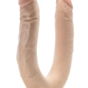 Posable Double Dong Beige 42 cm Tupla dildo