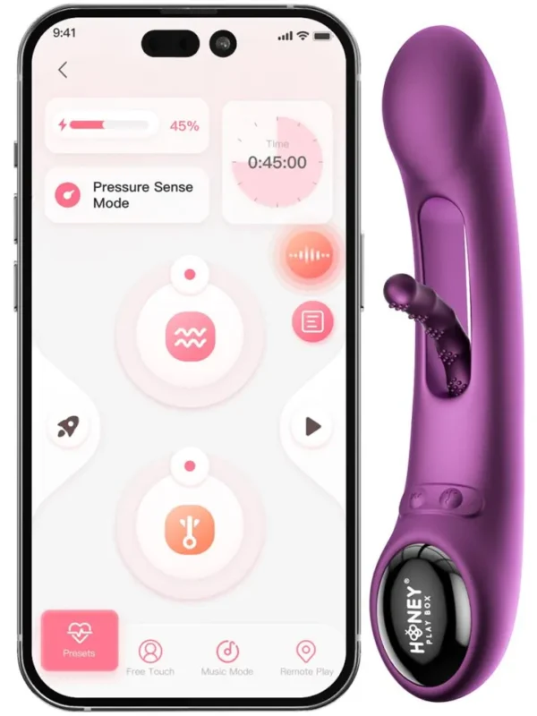 Pressure Sensing App-Controlled G-spot Vibrator Sovelluksella ohjattava vibraattori