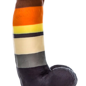 Pride Silicone Dildo With Suction Cup Bear 18cm Dildo