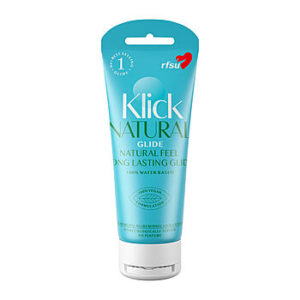 RFSU Klick - Natural liukuvoide, 100 ml, vesipohjainen, vegaaninen, dermatologisesti testattu, hellävarainen