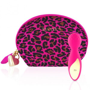 RIANNE S Lovely Leopard Mini Pink Magic wand/hieronta sauva