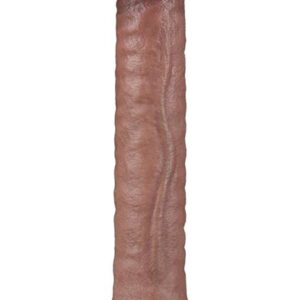 Real Softee Vibrating Dildo Brown 24,5 cm Vibraattoridildot
