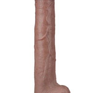 Real Softee Vibrating Dildo Brown 26,5 cm Värisevä dildo