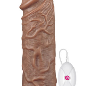 Realistic Chubby Vibrating Dildo 26,5cm Värisevä dildo