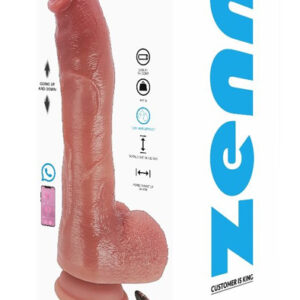 Realistic Dildo Thrusting/Warming Function 22 cm Värisevä dildo