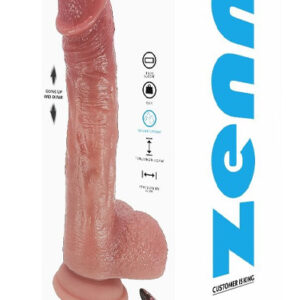Realistic Dildo Thrusting/Warming Function 22,2 cm Värisevä dildo