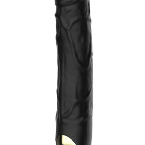 Realistic Vibrating Dildo Black 21 cm Värisevä dildo