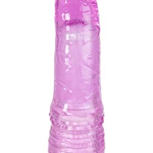 Realistic Vibrating Dong Purple 18 cm Vibraattori
