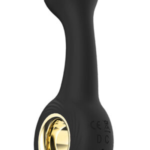 Rechargeable Curved Silicone Butt Plug Värisevä anaalitappi
