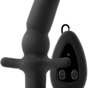 Renegade Apollo Vibrating Plug Black Värisevä anaalitappi