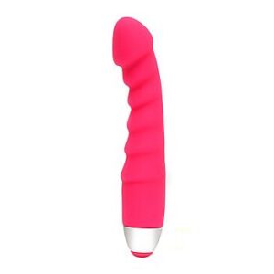Rimba Toys Palma - Semirealistinen vibraattori, tehokkaalla moottorilla, silikoninen, ladattava, pinkki
