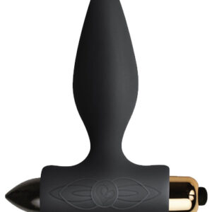 Rocks Off Petite Sensations Plug Black Värisevä anaalitappi