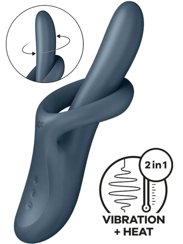 Satisfyer Heat Flex 4 Grey G-piste vibraattori