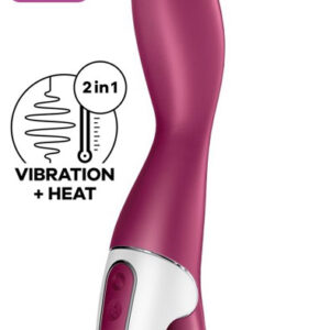 Satisfyer Heated Thrill Berry Sovelluksella ohjattava vibraattori