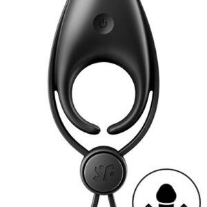 Satisfyer Sniper Vibrating Cock Ring Black Penisrengas vibraattorilla