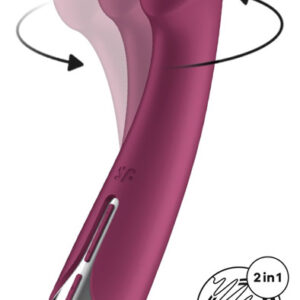Satisfyer Spinning G-Spot 1 Red G-piste vibraattori