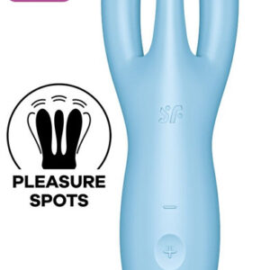Satisfyer Threesome 4 Blue Sovelluksella ohjattava vibraattori