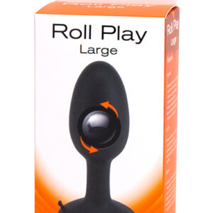 Seven Creations Roll Play Large Black Anaalitappi