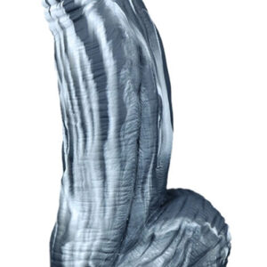 Silicone Dildo Fat Dick Black-White 25cm Monster dildo