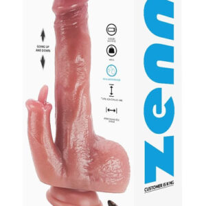 Soft Realistic Dildo Thrusting/Warming Function 22 cm Vibraattoridildot