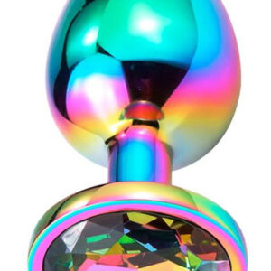 Space Journey Butt Plug With Jewel Small Anaalitappi metallia