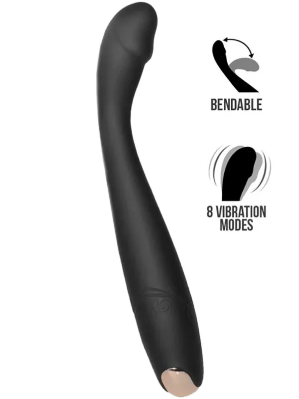 Staby Flexible-Bendable Silicone Vibe G-piste vibraattori
