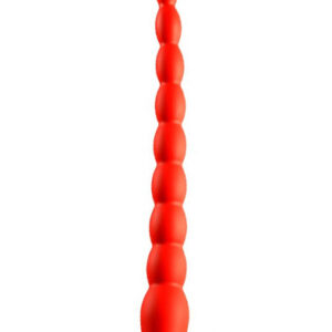 Stretch Worm Long Dildo Red 43cm Extra pitkä anaalidildo