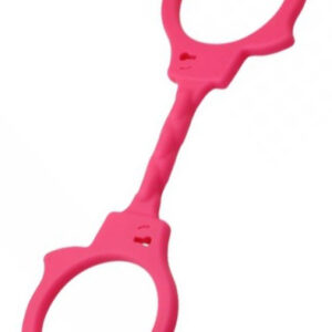 TOYZ4LOVERS Pink Silicone Handcuffs Silikonikäsiraudat