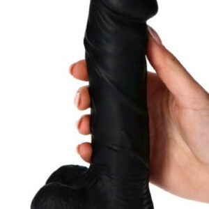 TOYZ4LOVERS Real Safe Berry Black 23,5cm Dildo