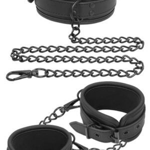 Vegan Collar & Hand Cuffs Set Käsiraudat&kaulakoru