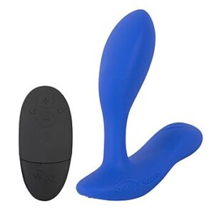 We-Vibe Vector+ - Eturauhaskiihotin, tehokas, stimuloiva, laadukas, sininen
