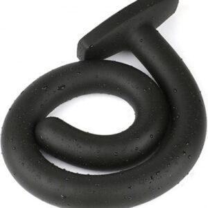 Wolf Quarterstaff Black Silicone Anal Dildo XL 73cm Extra pitkä anaalidildo